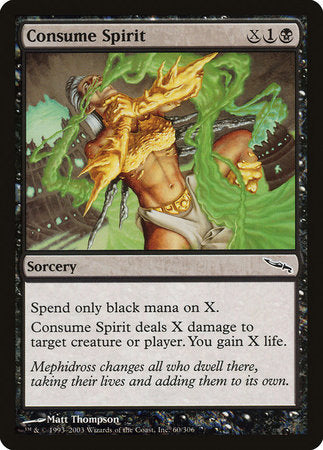Consume Spirit [Mirrodin] | Exor Games Truro