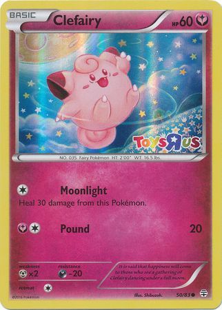 Clefairy (50/83) (Toys R Us Promo) [XY: Generations] | Exor Games Truro