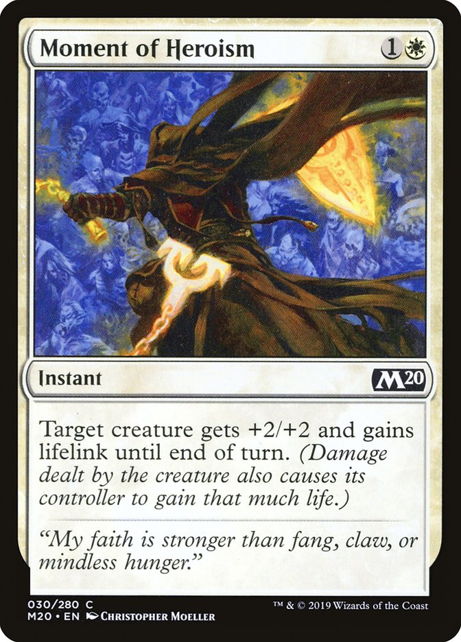 Moment of Heroism [Core Set 2020] | Exor Games Truro