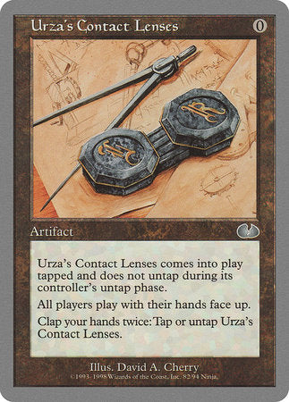 Urza's Contact Lenses [Unglued] | Exor Games Truro