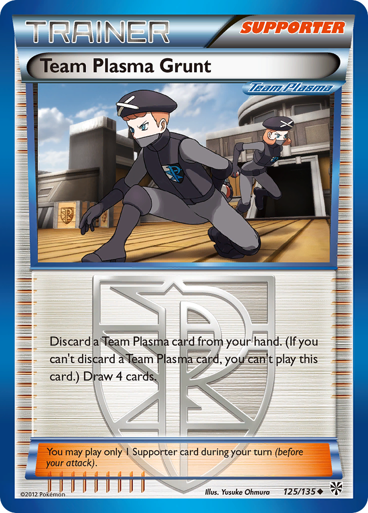 Team Plasma Grunt (125/135) [Black & White: Plasma Storm] | Exor Games Truro