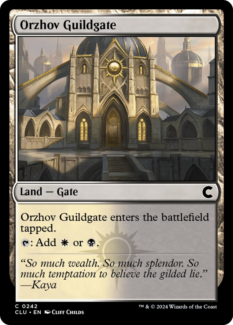 Orzhov Guildgate [Ravnica: Clue Edition] | Exor Games Truro