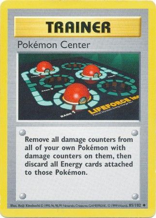 Pokemon Center (85/102) [Base Set Shadowless Unlimited] | Exor Games Truro
