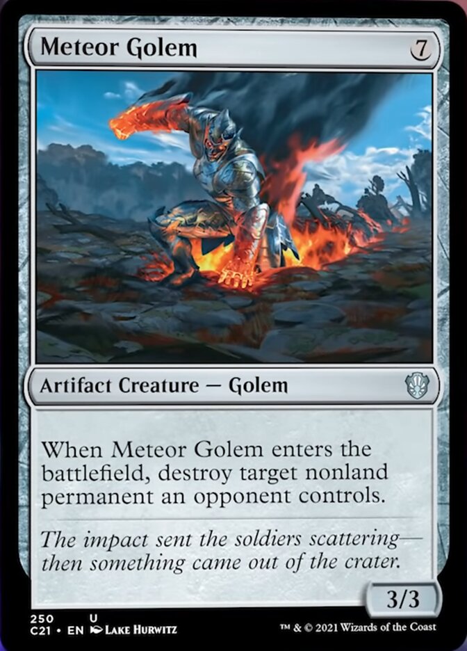 Meteor Golem [Commander 2021] | Exor Games Truro