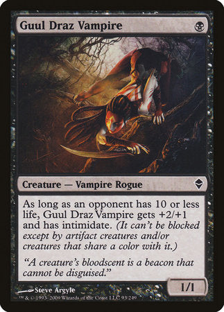 Guul Draz Vampire [Zendikar] | Exor Games Truro
