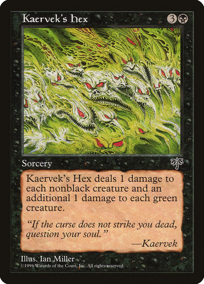 Kaervek's Hex [Mirage] | Exor Games Truro