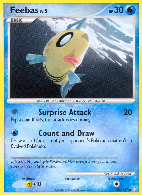 Feebas (104/147) [Platinum: Supreme Victors] | Exor Games Truro