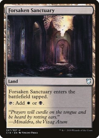 Forsaken Sanctuary [Commander 2018] | Exor Games Truro