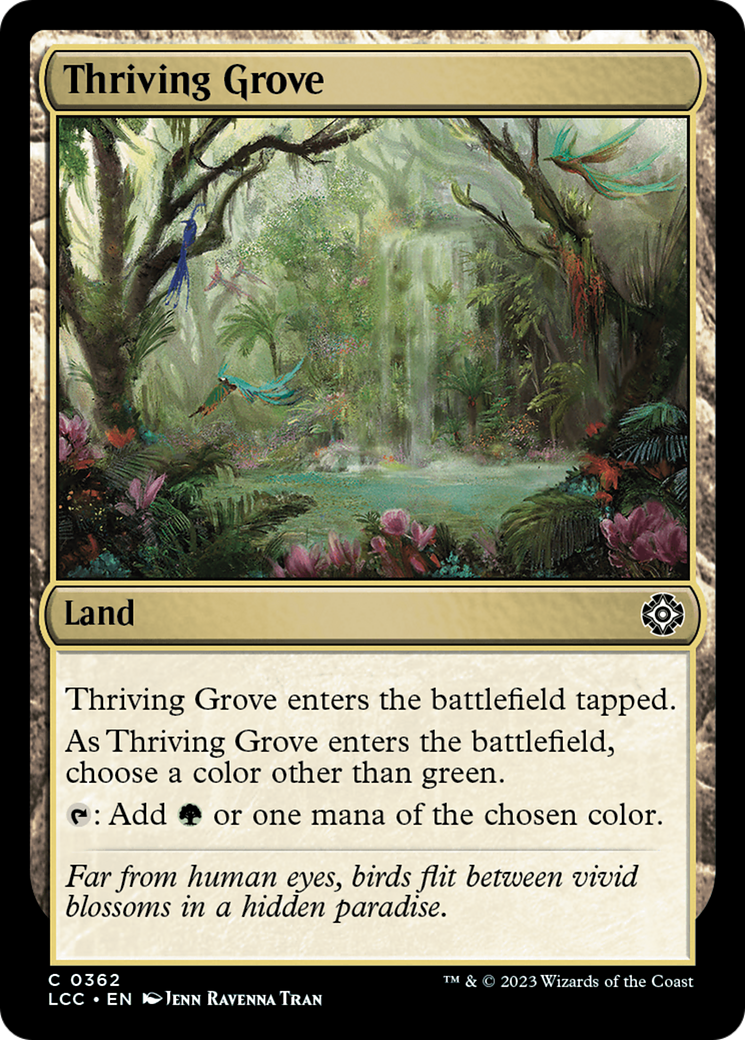 Thriving Grove [The Lost Caverns of Ixalan Commander] | Exor Games Truro