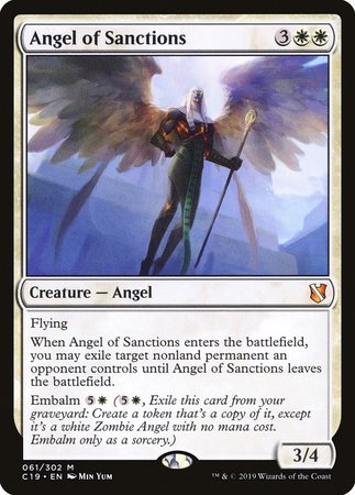 Angel of Sanctions [Commander 2019] | Exor Games Truro