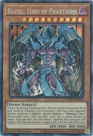 Raviel, Lord of Phantasms [MP21-EN254] Prismatic Secret Rare | Exor Games Truro