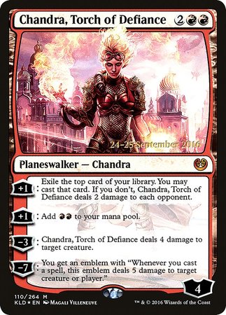 Chandra, Torch of Defiance [Kaladesh Promos] | Exor Games Truro