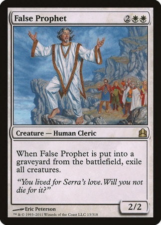 False Prophet [Commander 2011] | Exor Games Truro