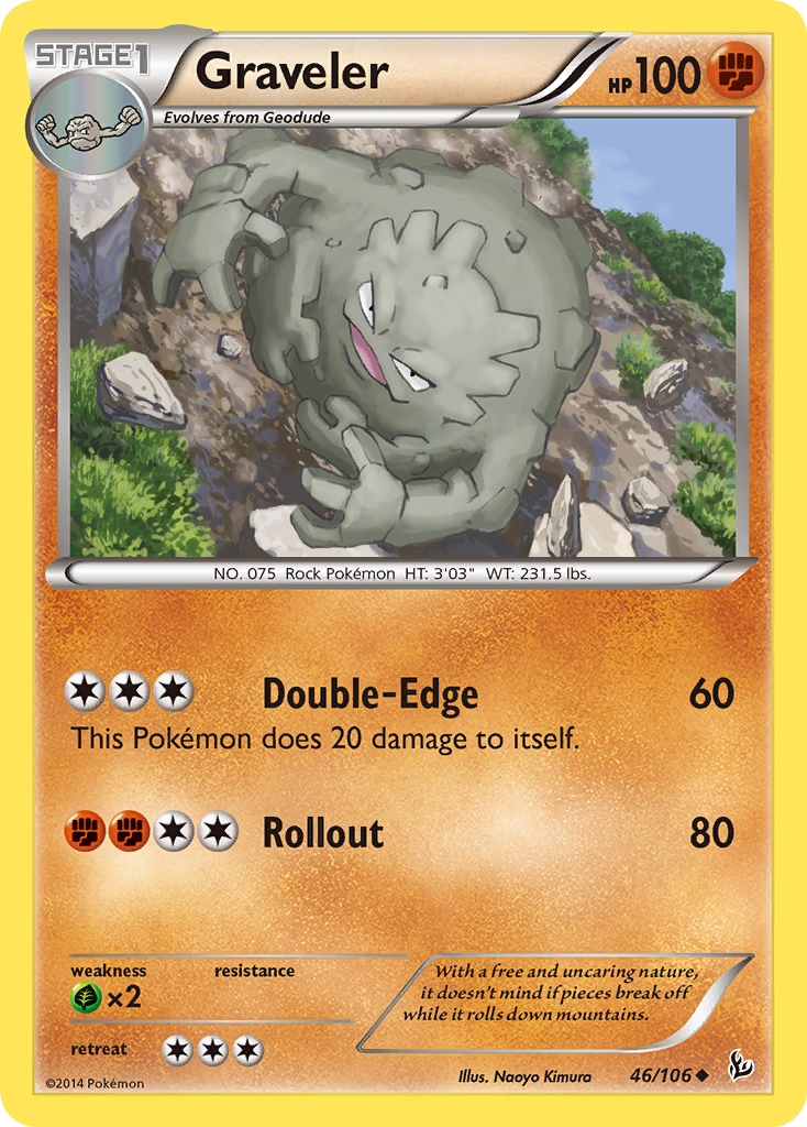 Graveler (46/106) [XY: Flashfire] | Exor Games Truro