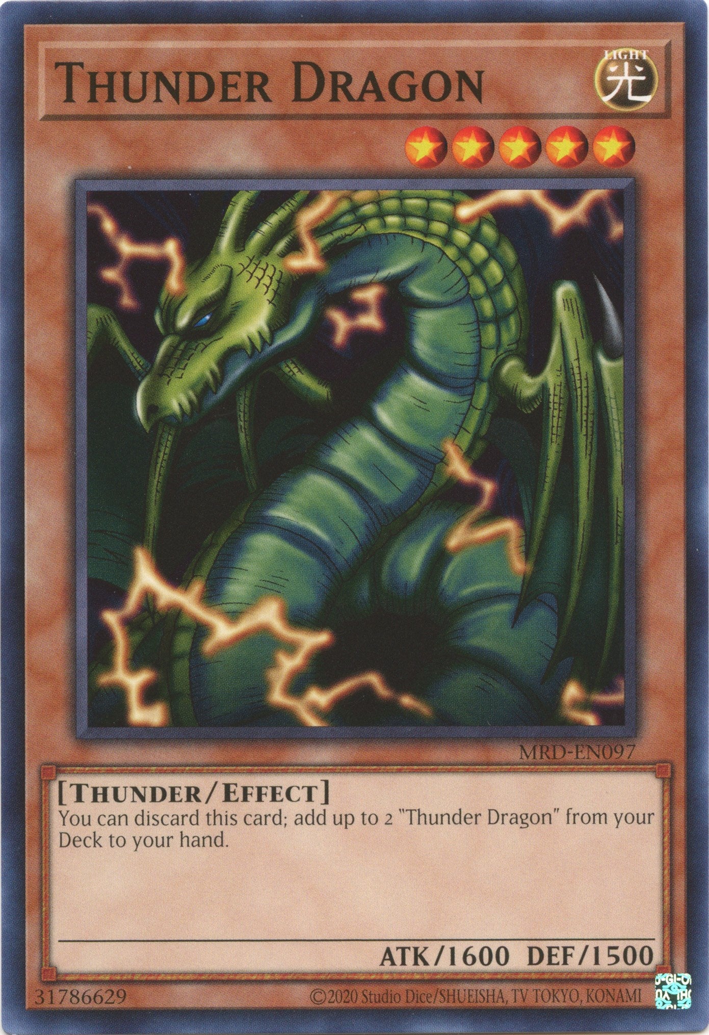 Thunder Dragon (25th Anniversary) [MRD-EN097] Common | Exor Games Truro