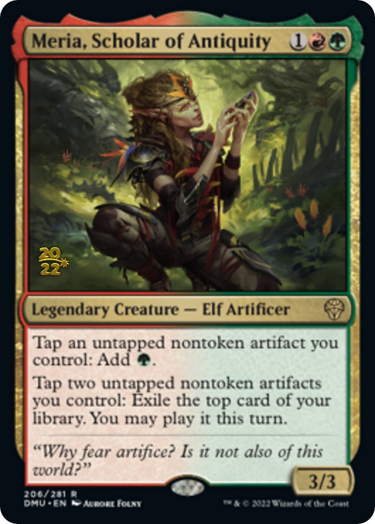 Meria, Scholar of Antiquity [Dominaria United Prerelease Promos] | Exor Games Truro