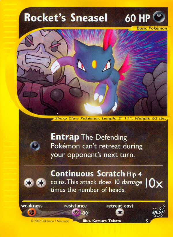 Rocket's Sneasel (5) [Best of Promos] | Exor Games Truro