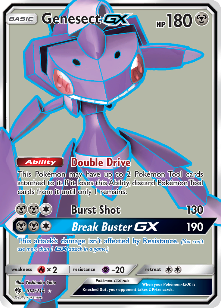 Genesect GX (204/214) [Sun & Moon: Lost Thunder] | Exor Games Truro