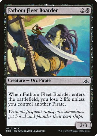 Fathom Fleet Boarder [Rivals of Ixalan] | Exor Games Truro