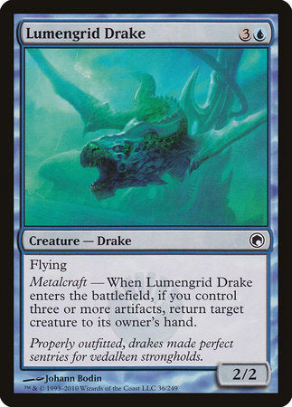 Lumengrid Drake [Scars of Mirrodin] | Exor Games Truro