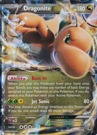 Dragonite EX (74/111) (Jumbo Card) [XY: Furious Fists] | Exor Games Truro