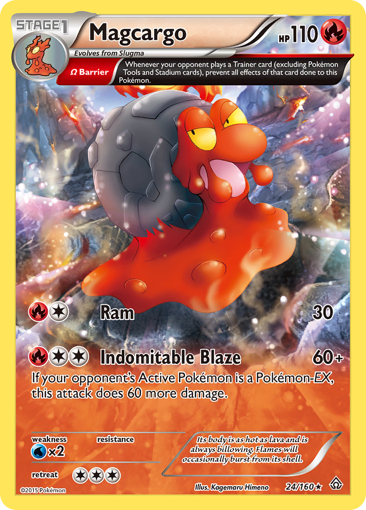 Magcargo (24/160) [XY: Primal Clash] | Exor Games Truro