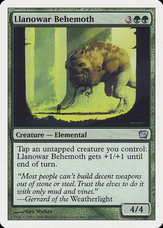 Llanowar Behemoth [Ninth Edition] | Exor Games Truro