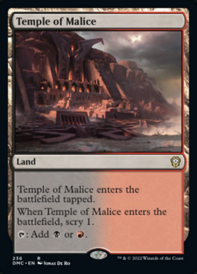 Temple of Malice [Dominaria United Commander] | Exor Games Truro