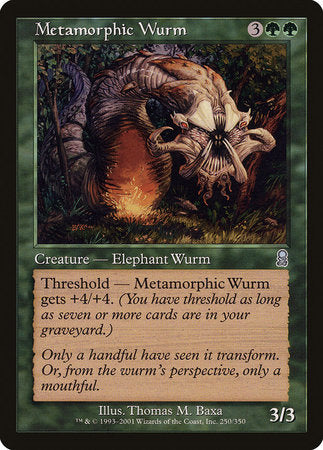 Metamorphic Wurm [Odyssey] | Exor Games Truro