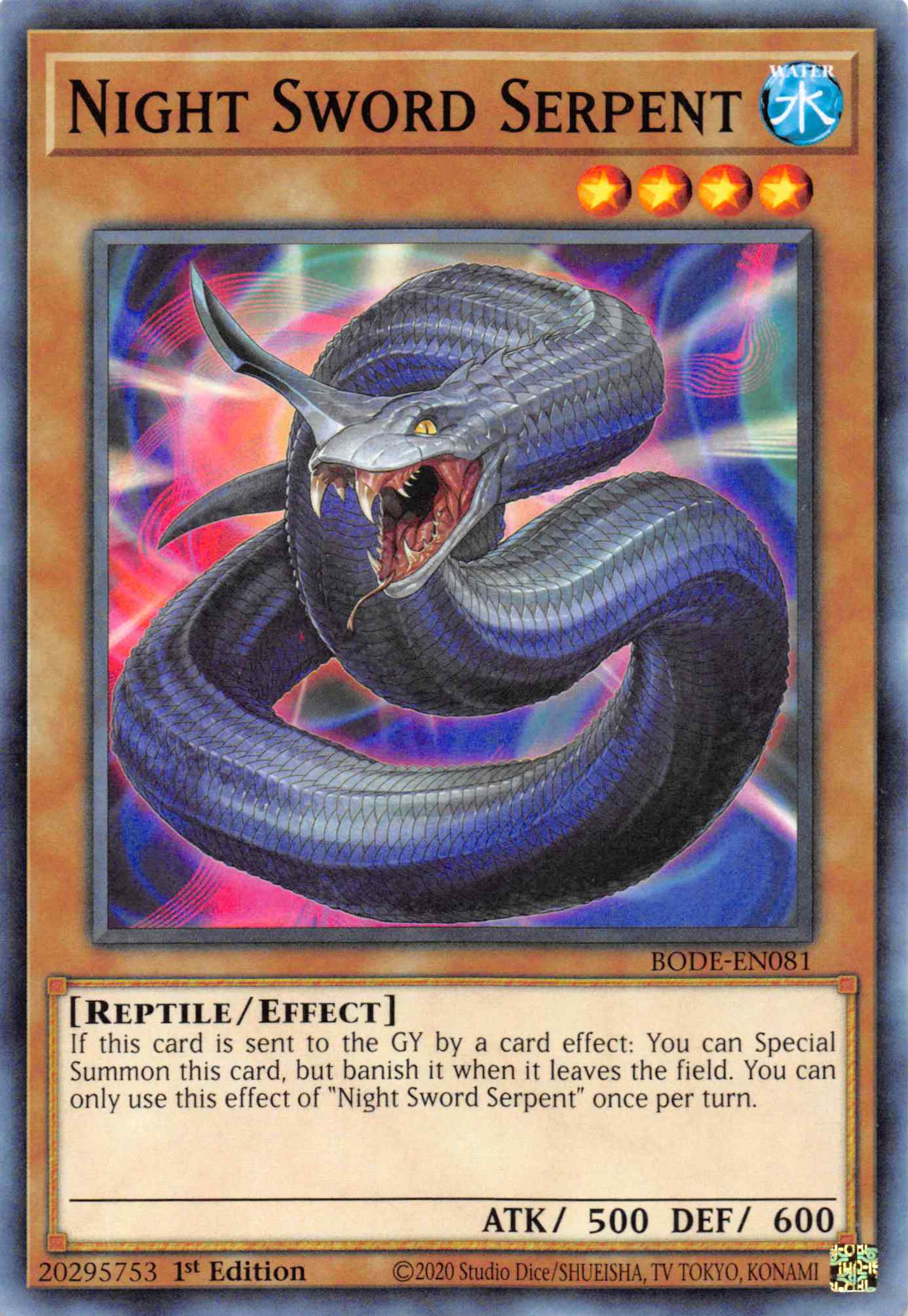 Night Sword Serpent [BODE-EN081] Common | Exor Games Truro