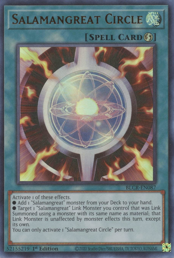 Salamangreat Circle [BLCR-EN087] Ultra Rare | Exor Games Truro