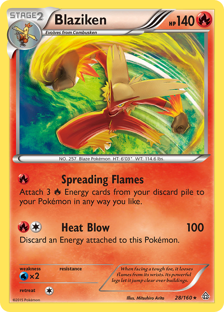 Blaziken (28/160) [XY: Primal Clash] | Exor Games Truro