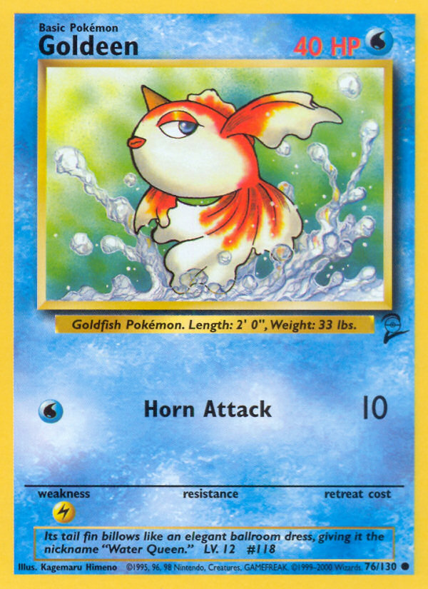 Goldeen (76/130) [Base Set 2] | Exor Games Truro