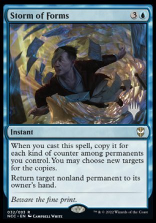 Storm of Forms (Promo Pack) [Streets of New Capenna Commander Promos] | Exor Games Truro