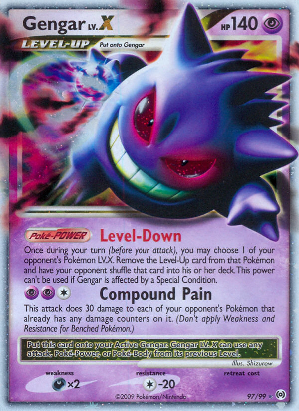 Gengar LV.X (97/99) [Platinum: Arceus] | Exor Games Truro