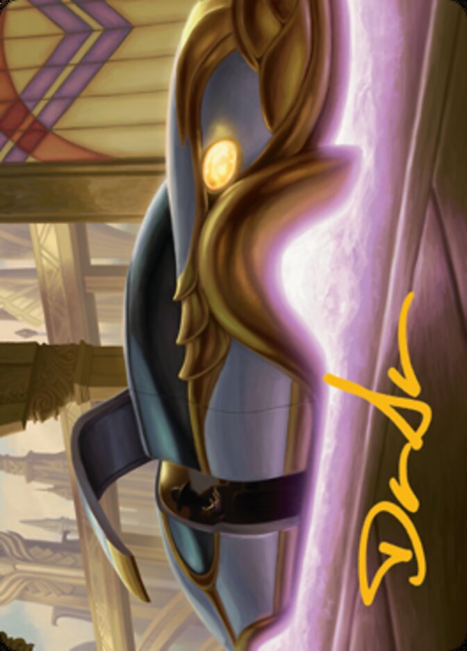 Mysterious Limousine Art Card (Gold-Stamped Signature) [Streets of New Capenna Art Series] | Exor Games Truro