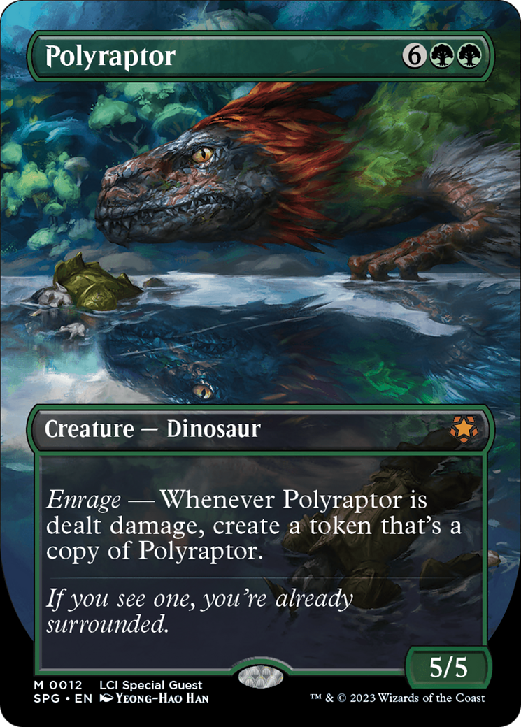 Polyraptor (Borderless) [The Lost Caverns of Ixalan Special Guests] | Exor Games Truro