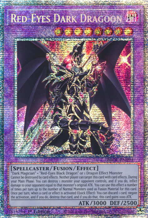 Red-Eyes Dark Dragoon [BROL-EN094] Starlight Rare | Exor Games Truro