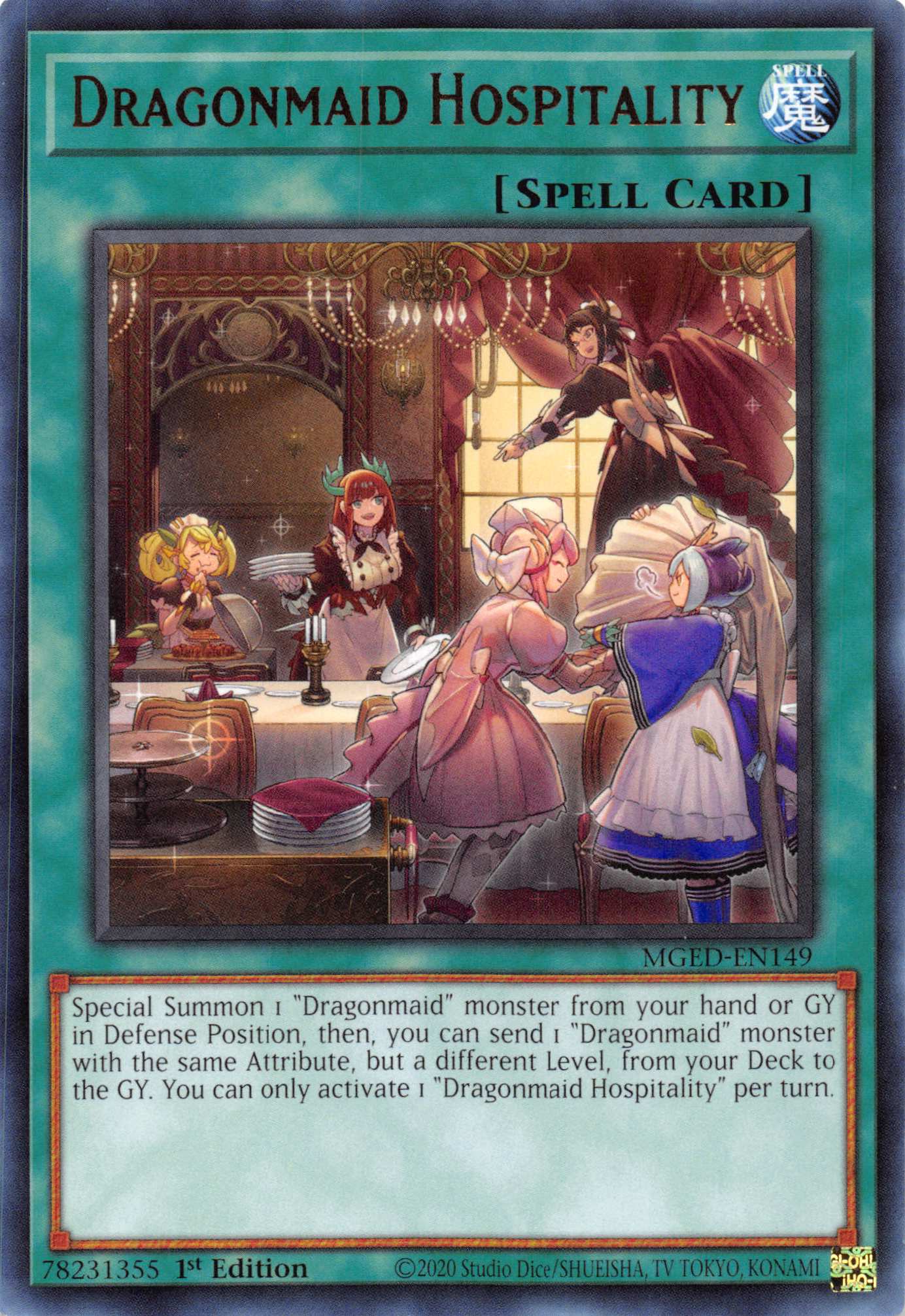 Dragonmaid Hospitality [MGED-EN149] Rare | Exor Games Truro