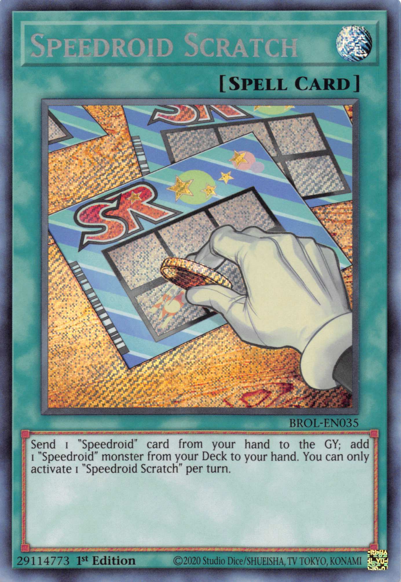 Speedroid Scratch [BROL-EN035] Secret Rare | Exor Games Truro