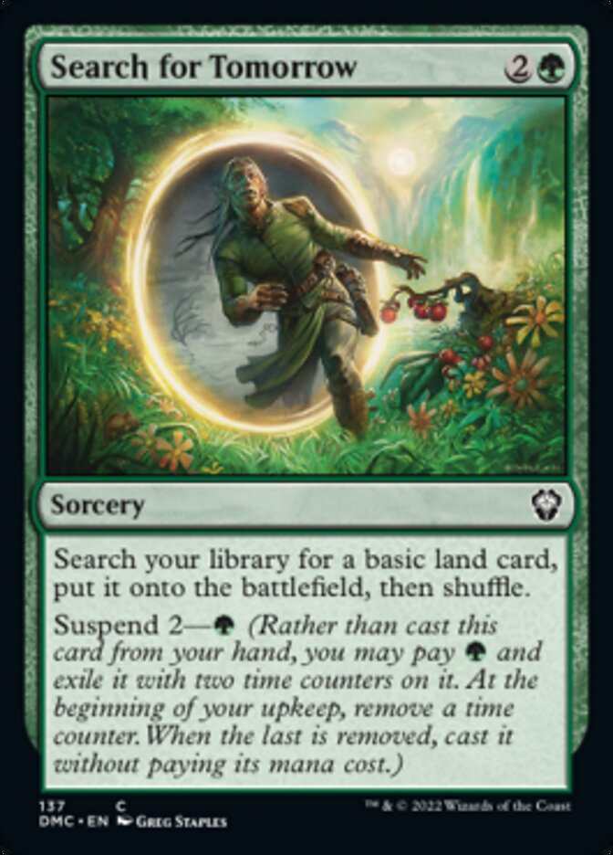 Search for Tomorrow [Dominaria United Commander] | Exor Games Truro