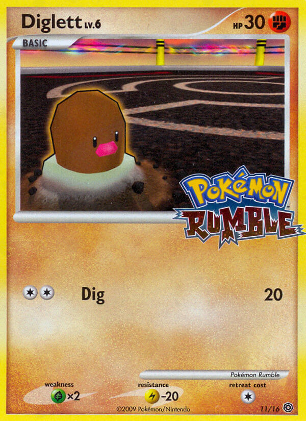 Diglett (11/16) [Pokémon Rumble] | Exor Games Truro