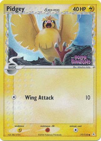 Pidgey (77/110) (Delta Species) (Stamped) [EX: Holon Phantoms] | Exor Games Truro