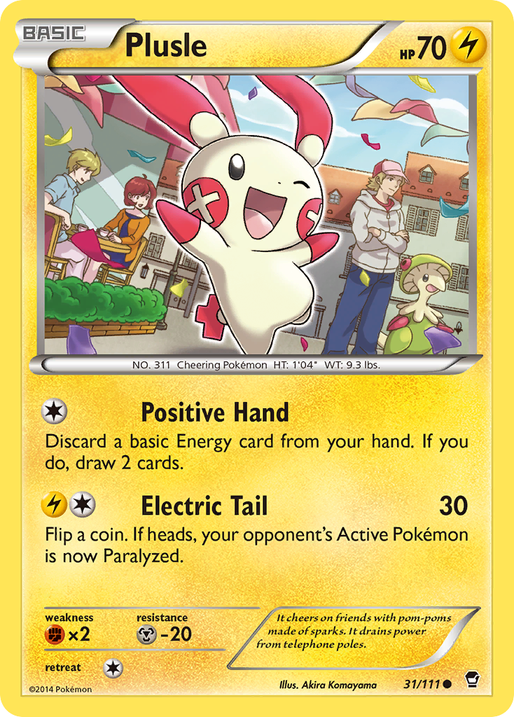 Plusle (31/111) [XY: Furious Fists] | Exor Games Truro