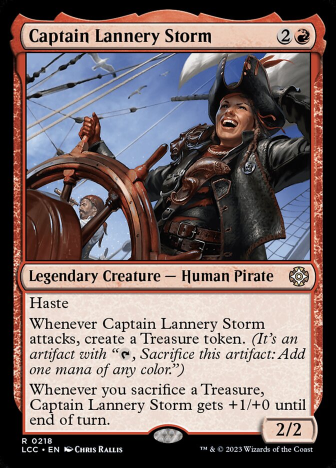 Captain Lannery Storm [The Lost Caverns of Ixalan Commander] | Exor Games Truro