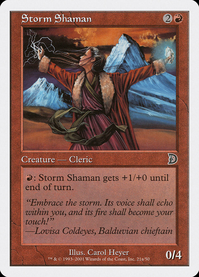 Storm Shaman (Female) [Deckmasters] | Exor Games Truro