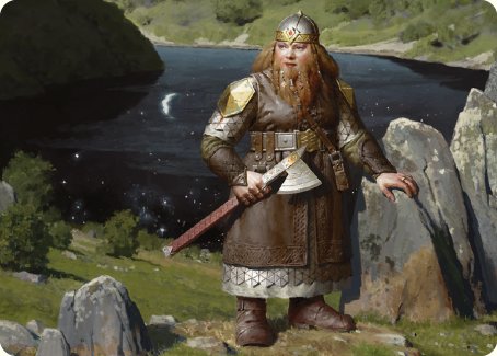 Mirrormere Guardian Art Card [The Lord of the Rings: Tales of Middle-earth Art Series] | Exor Games Truro