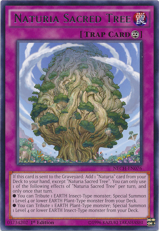 Naturia Sacred Tree [NECH-EN076] Rare | Exor Games Truro