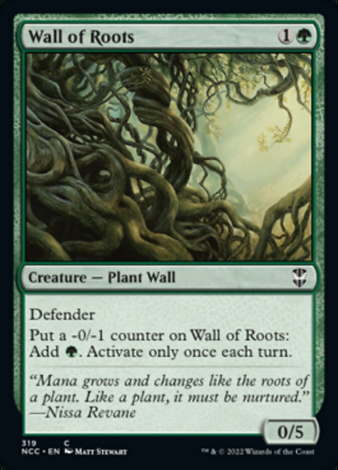 Wall of Roots [Streets of New Capenna Commander] | Exor Games Truro