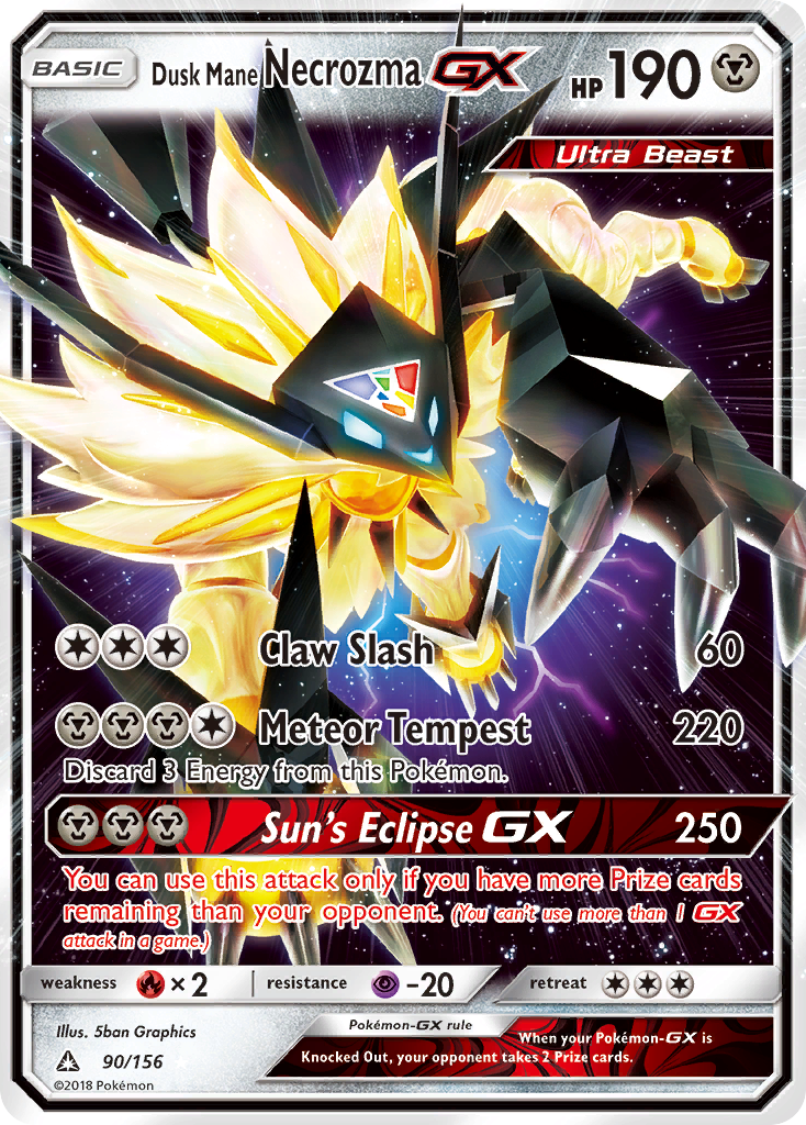 Dusk Mane Necrozma GX (90/156) [Sun & Moon: Ultra Prism] | Exor Games Truro